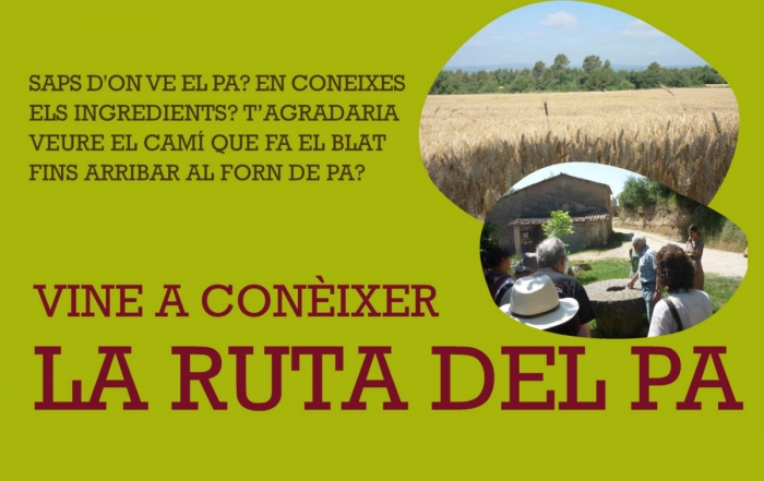 Ruta del Pa: visites programades 2017