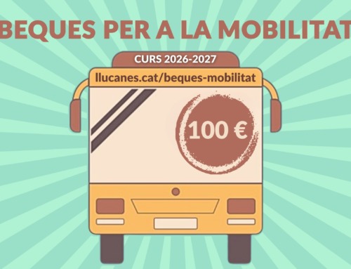 El Consorci del Lluçanès obre la convocatòria de beques de mobilitat per a joves que cursen estudis postobligatoris
