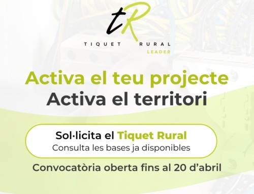 El Tiquet Rural obre nova convocatòria amb ajuts per a l’emprenedoria al Lluçanès